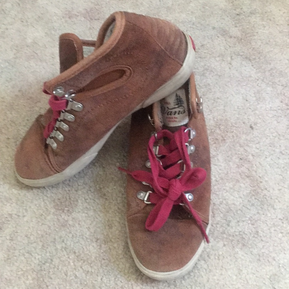 Vintage leather high top boots